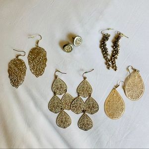 Gold Earring Bundle